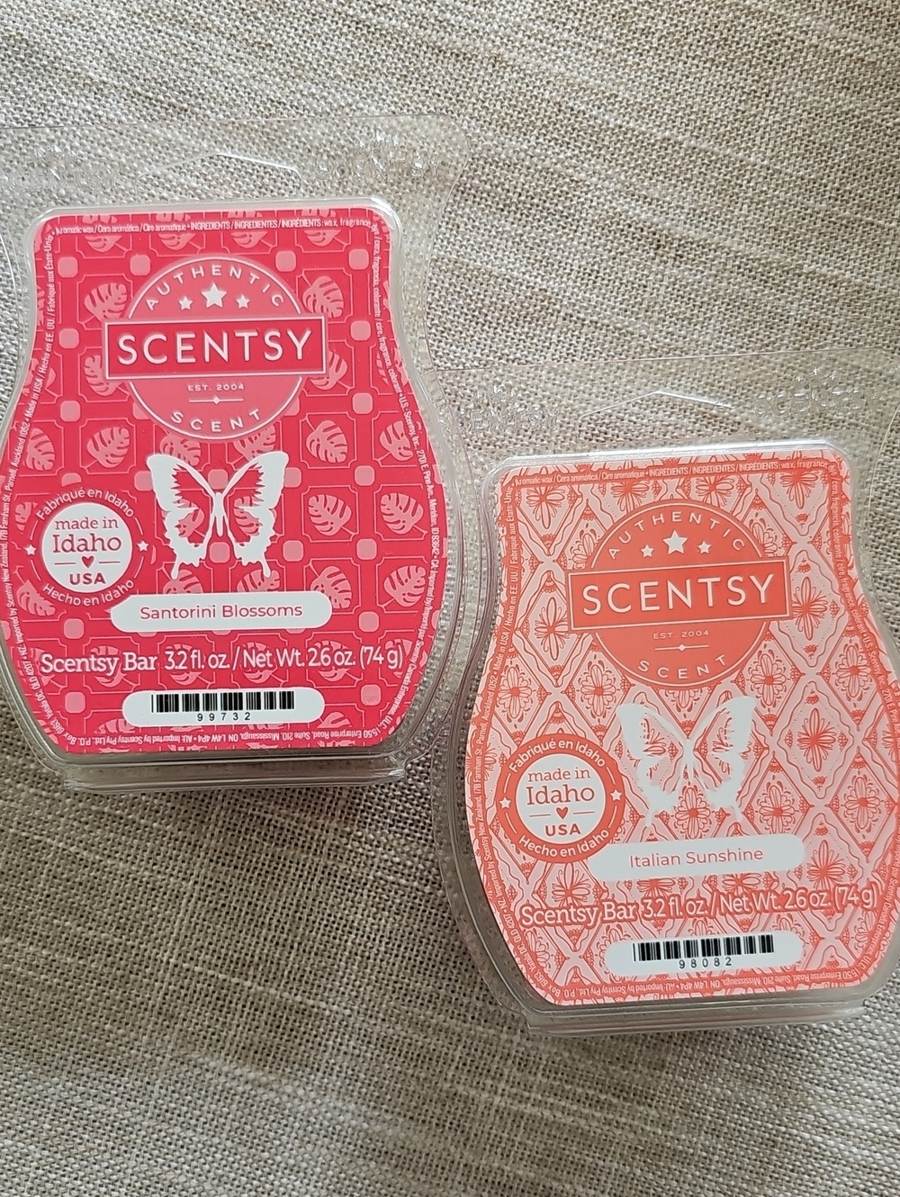 Scentsy Wax Bars- 2 Pack